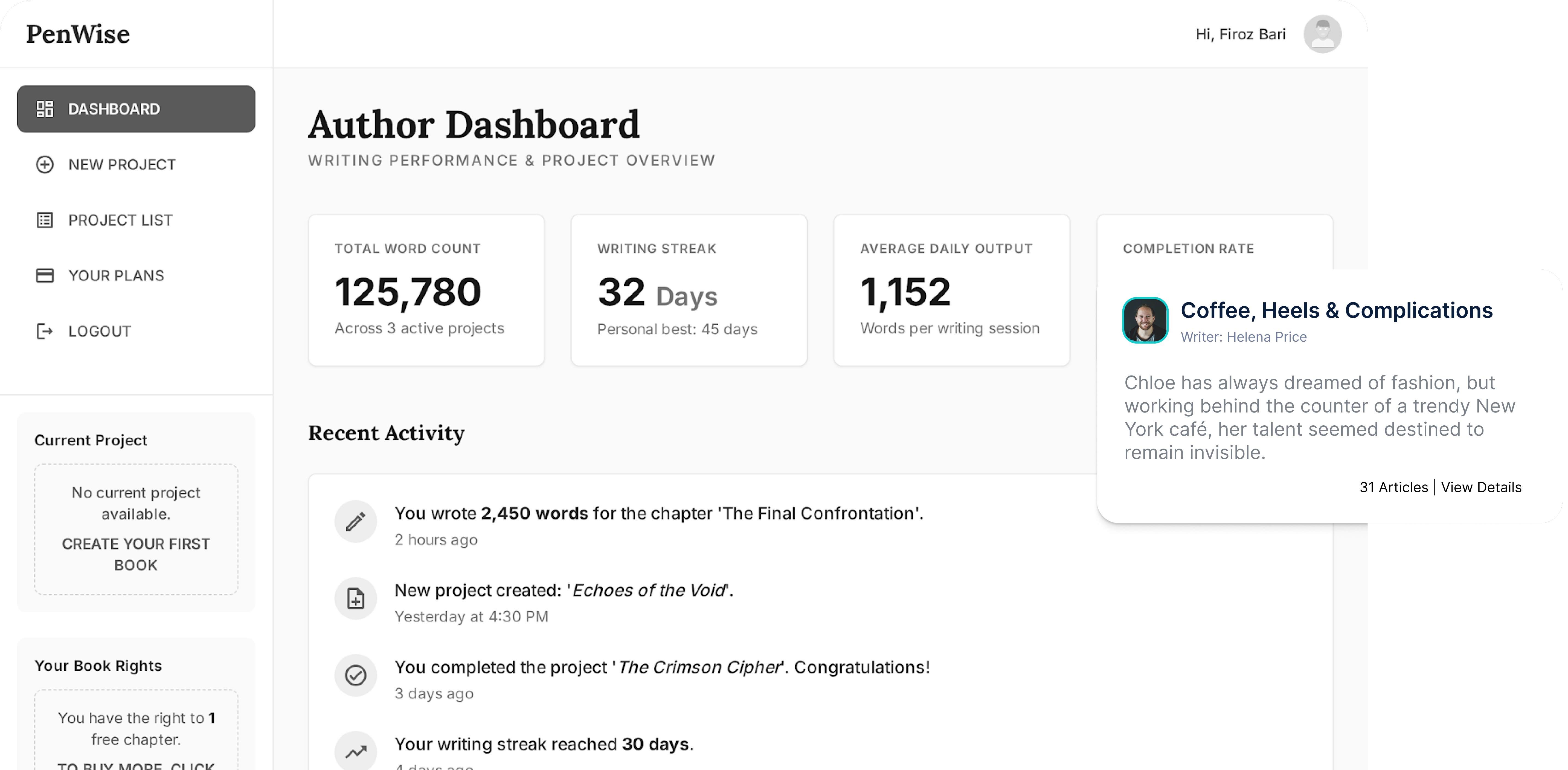 Comparison Dashboard