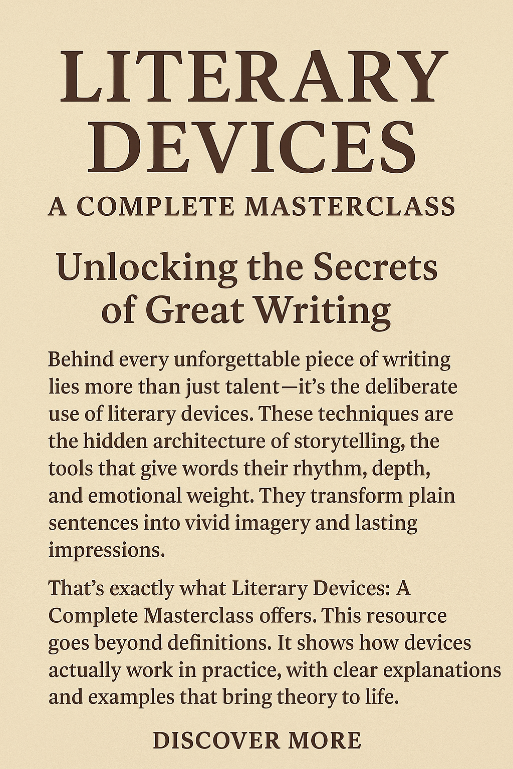 Literary Devices: A Complete Masterclass – Unlocking the Secrets of Great Writing
